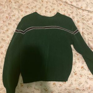 Green dad sweater
